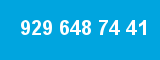 929 648 74 41 929 648 74 41